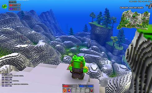 Cube World Mountains