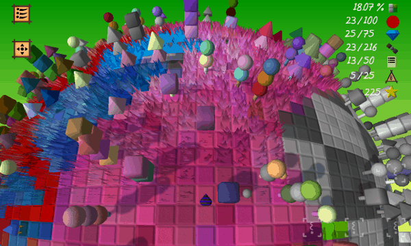 Cube & Star screenshot - pink