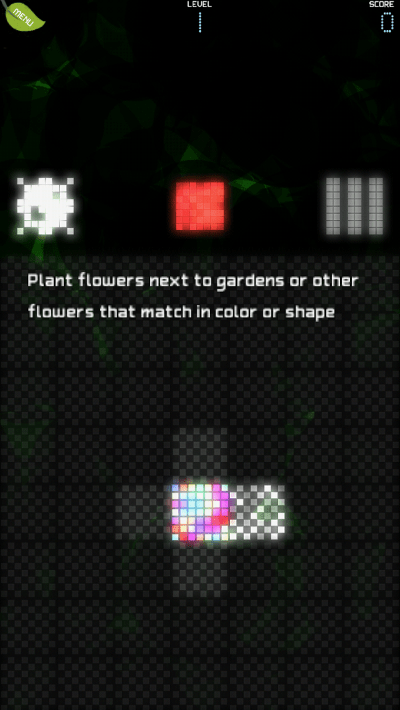 Pixel Garden screenshot - starting off