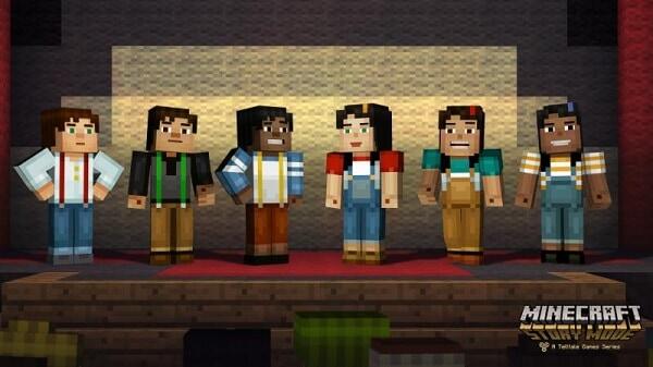 Minecraft: Story Mode, some characters
