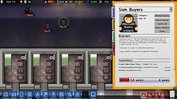 Prison Architect: an inmate's file
