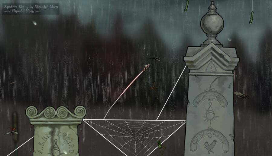 Spider ROTSM screenshot Graveyard-RainyDay