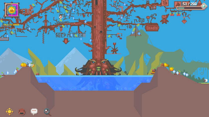 Kwaan game screenshot, Kwaan tree