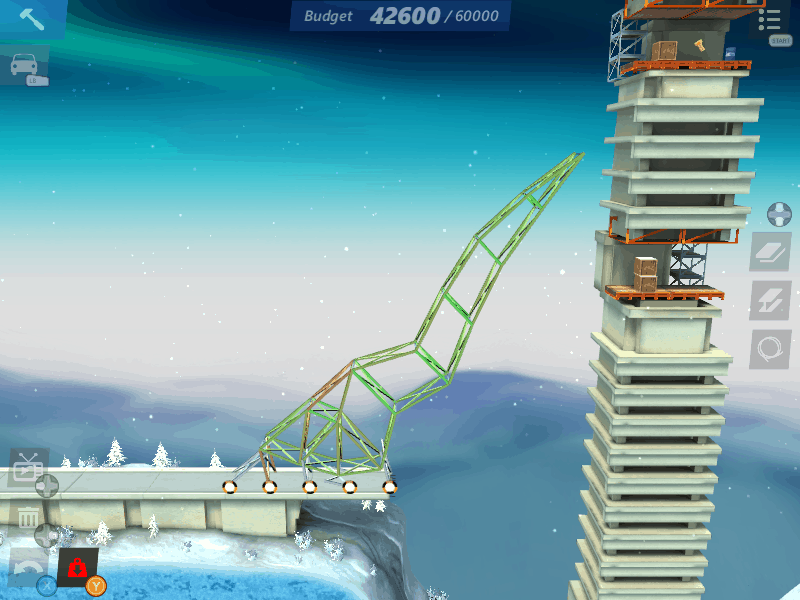Bridge Constructor Stunts screenshot -  Nope