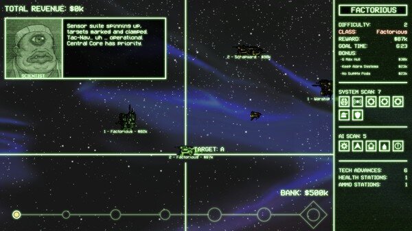 Cryptark game screenshot 2, courtesy Steam
