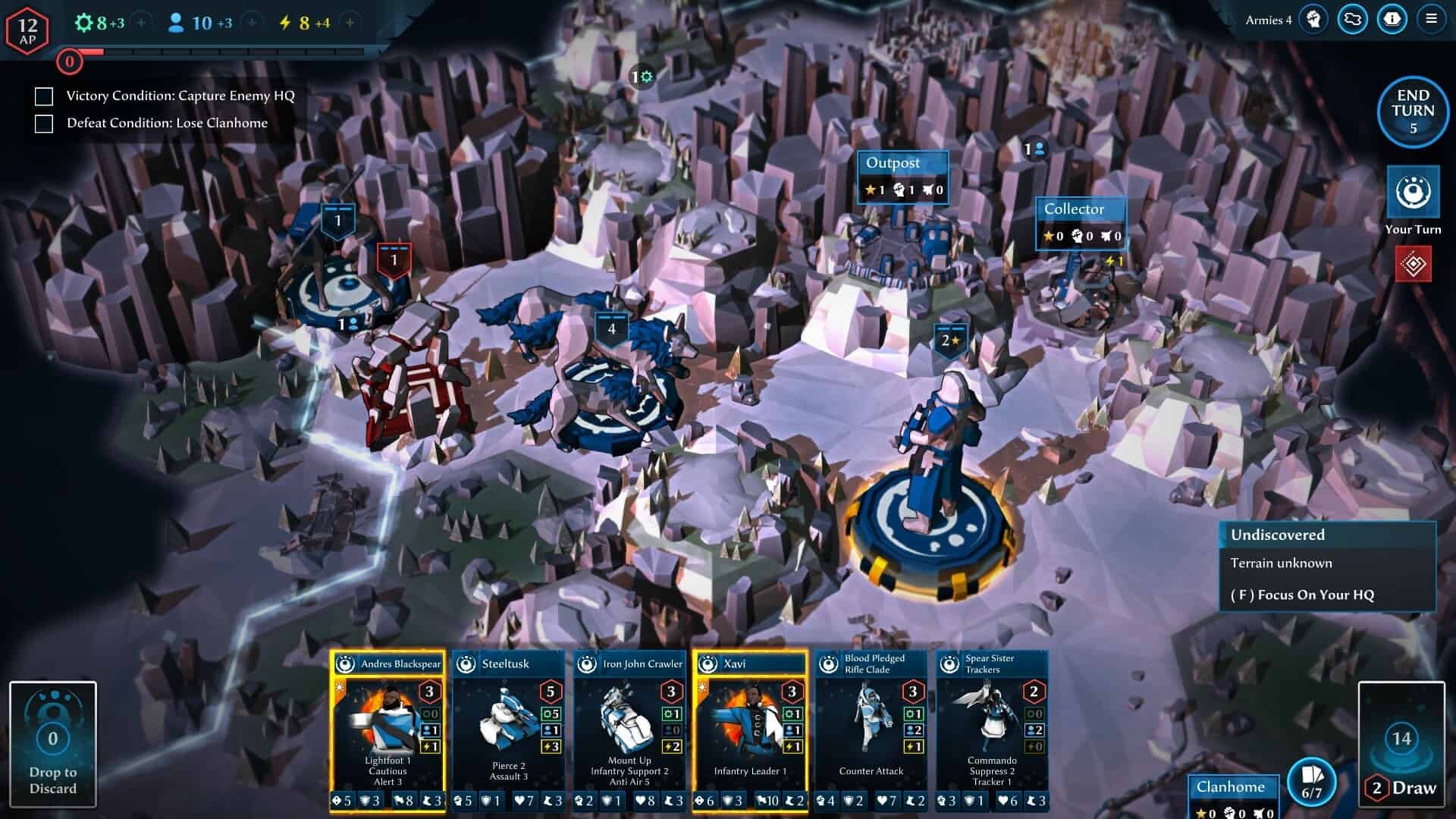 Last Days of Old Earth game screenshot, map (close-up view)