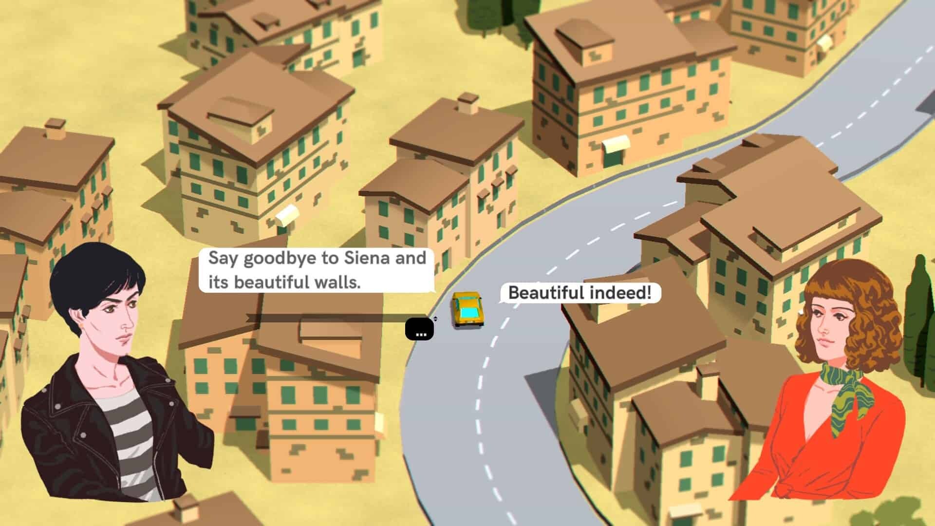 Wheels of Aurelia game screenshot, Siena