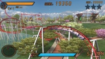 Roller Coaster Rampage screenshot - crazy train