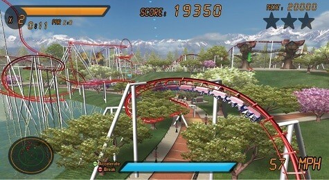 Roller Coaster Rampage screenshot - crazy train