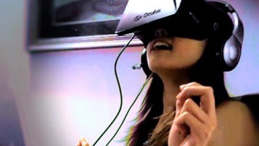 Tanya "Darklights" Ka - IGR staff writer wears the Oculus Rift VR Headset