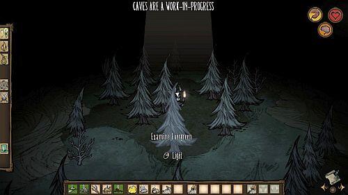 Dont Starve screenshot - caves are a work in progress