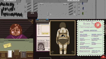 Papers, Please screenshot -Contraband