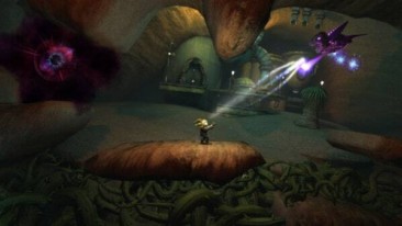 Glare game screenshot - shooting enemies