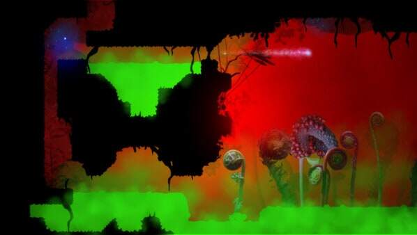 Knytt Underground - game screenshot - flashes of brilliance