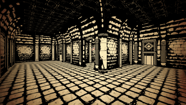 Paper Sorcerer screenshot - corridor