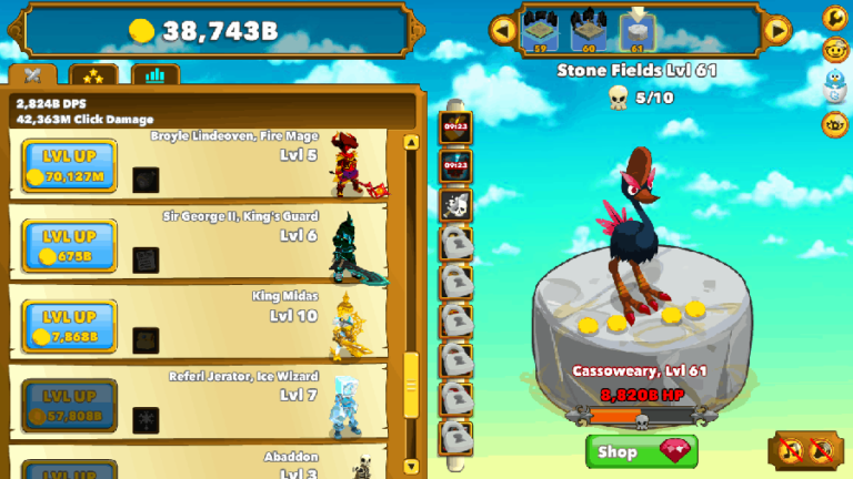 Clicker Heroes Setting 2