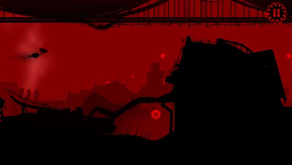 Red Game Without a Great Name game screenshot, flying