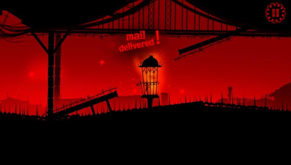 Red Game Without a Great Name game screenshot, level completed