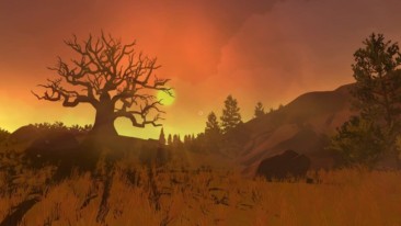 firewatch screenshot scraggly tree