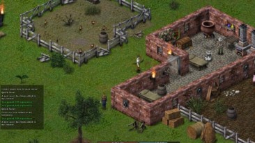 Balrum game screenshot, village