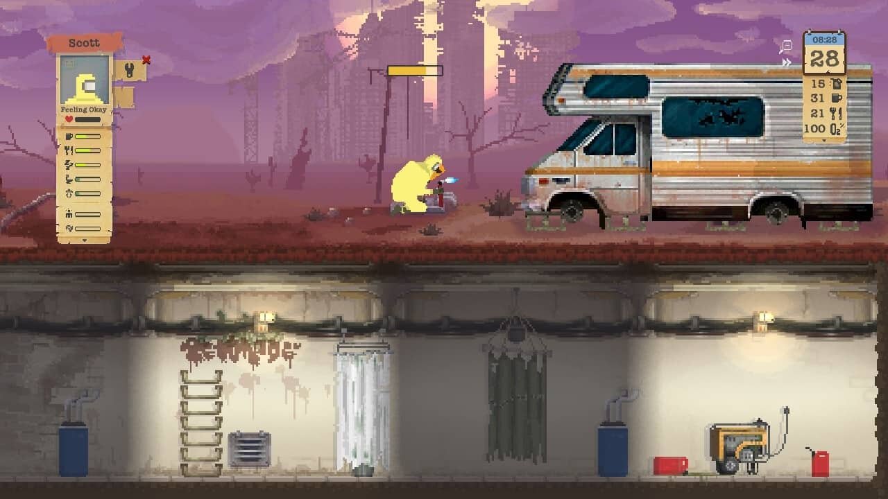 Sheltered game screenshot, repairs