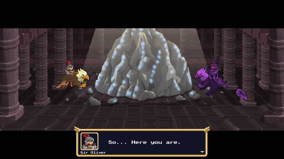 Gryphon Knight Epic game screenshot, last battle