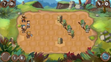 Braveland game screenshot, battle