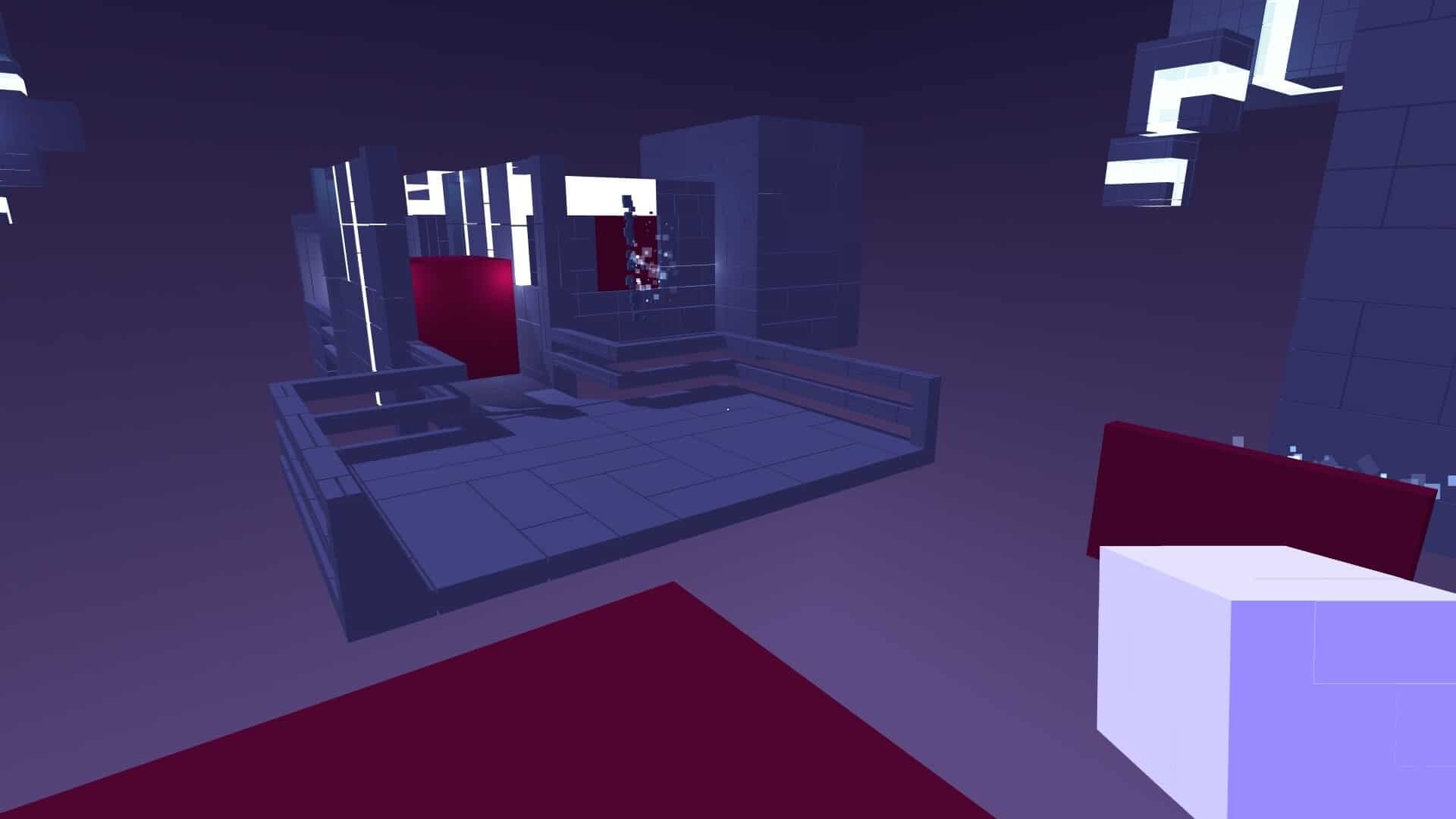Glitchspace game screenshots, cuboids