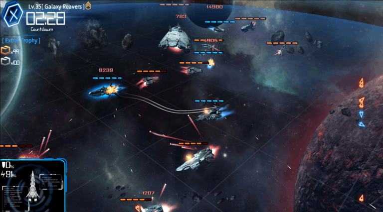 Galaxy Reavers game screenshot, combat