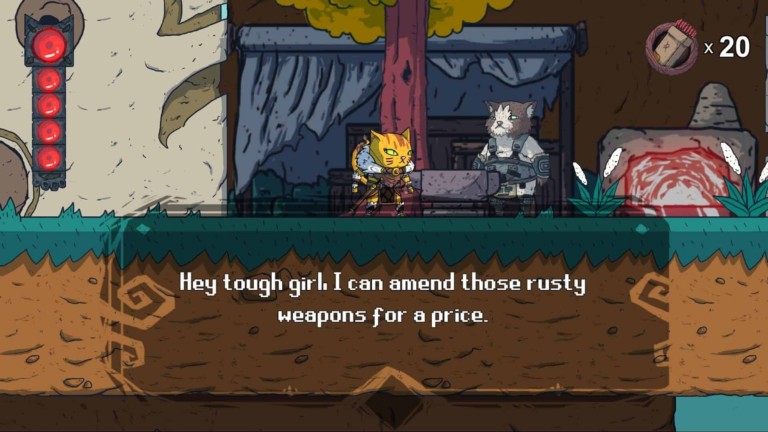 Hunter's Legacy game screenshot, blacksmith