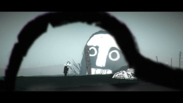 The Mooseman game screenshot, giant face