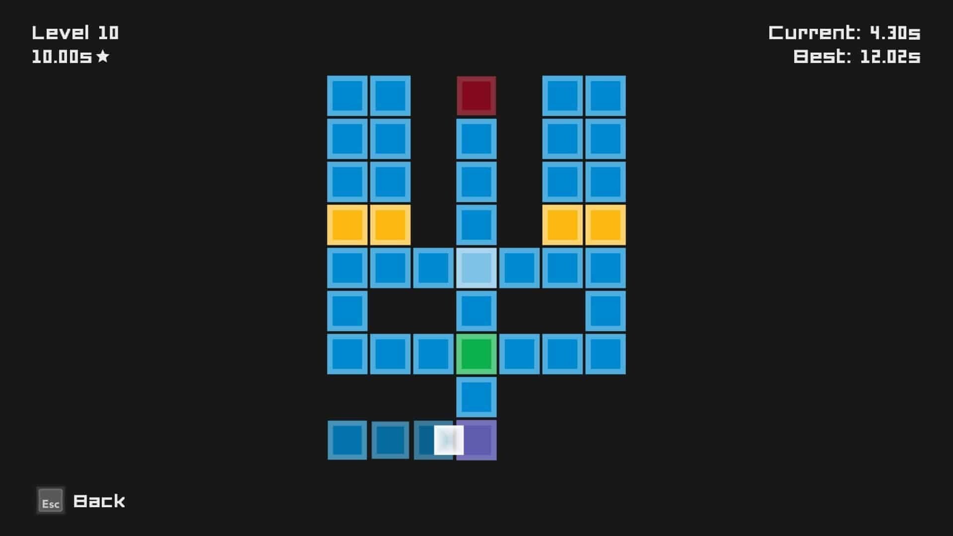 Tiles game screenshot, action