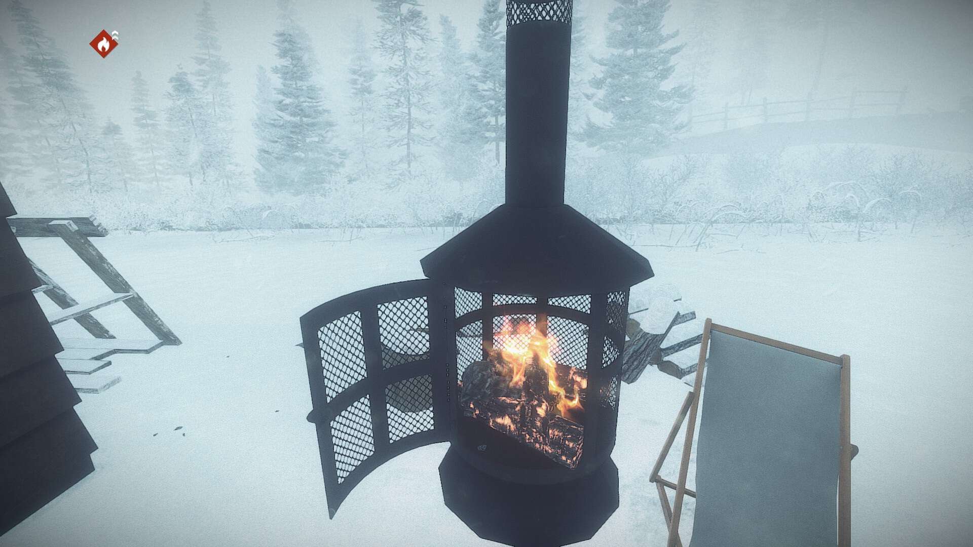 Kona game screenshot, fire