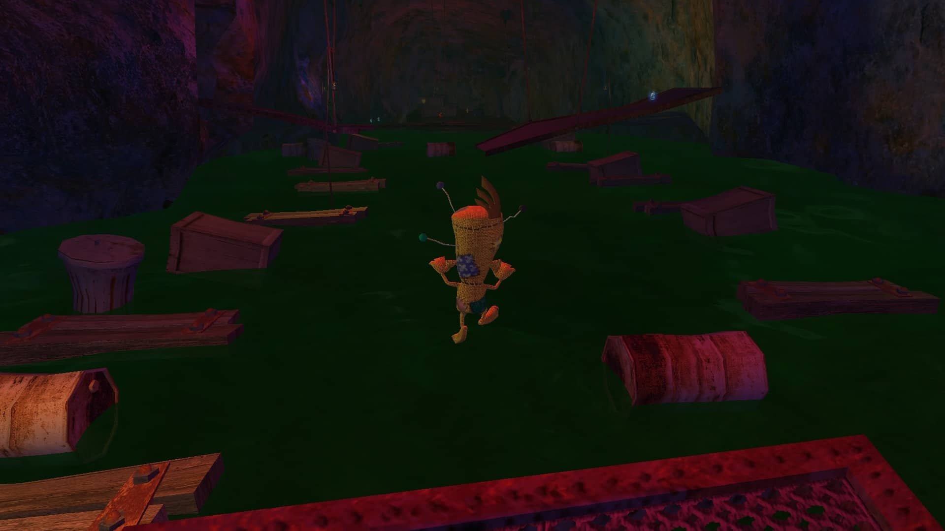 Voodoo Vince game screenshot, jumping