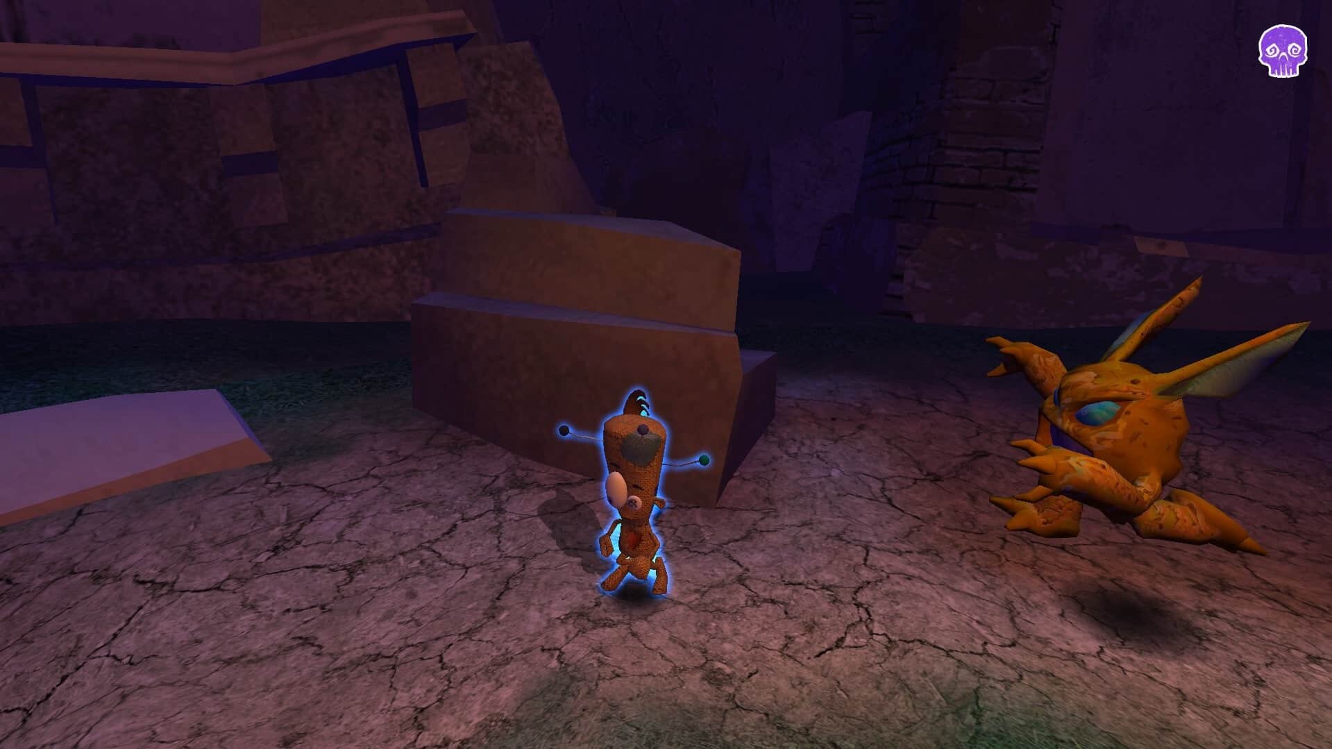 Voodoo Vince game screenshot, monster chase