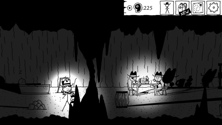 West of Loathing screenshot cave