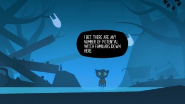 Night in the Woods game screenshot, witches