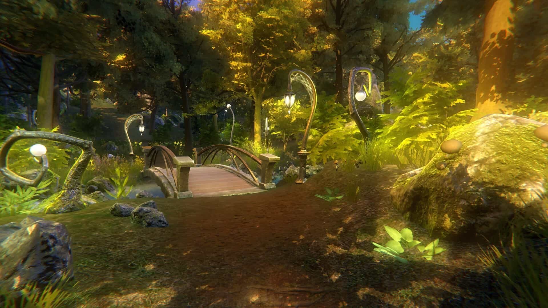 Caligo game screenshot - woods