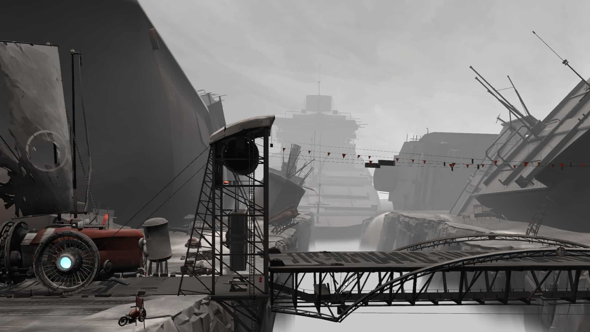 FAR: Lone Sails bridge screenshot courtesy Steam