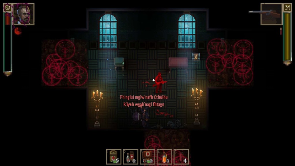 Lovecraft's Untold Stories game screenshot, fight scene