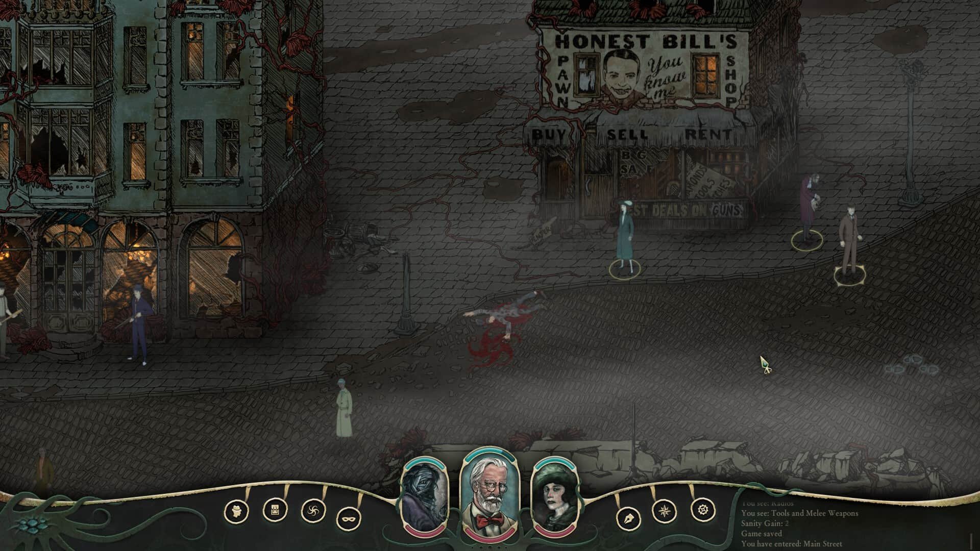Stygian: Reign of the Old Ones game screenshot, pawn shop