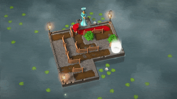 Puddle Knights game, animated GIF