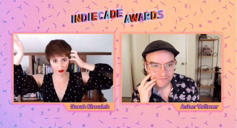 sarah and asher run the indiecade 2020 awards