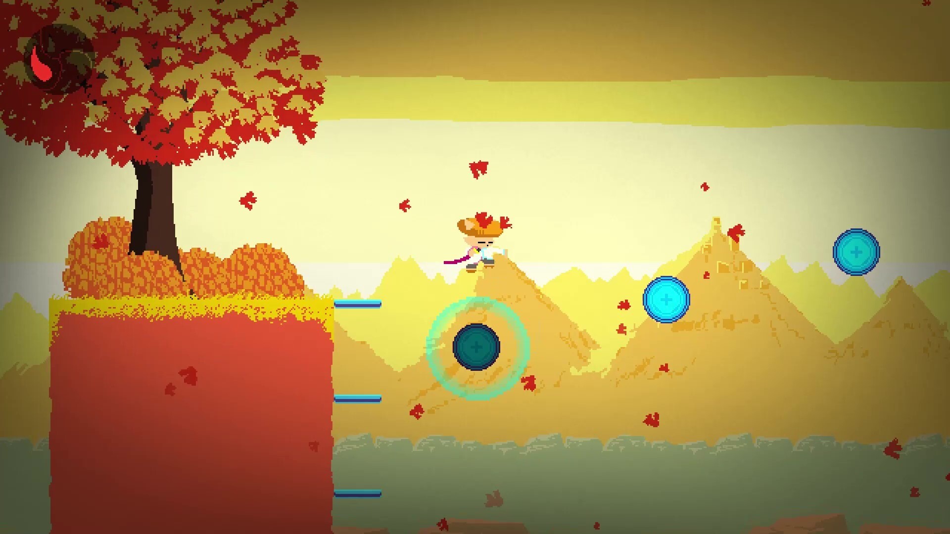 Ato game screenshot, jumping