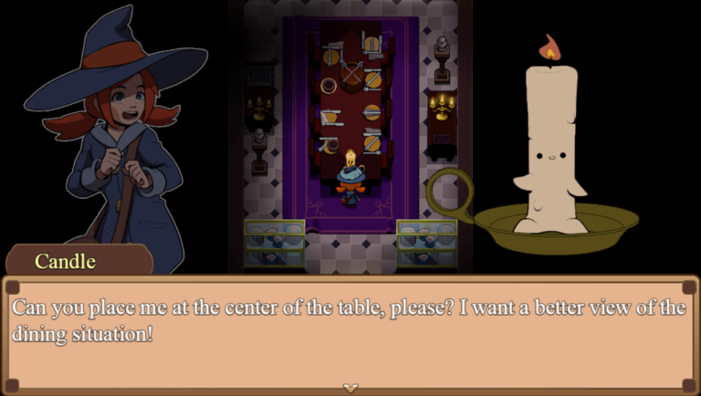 The Button Witch game screenshot, Candle