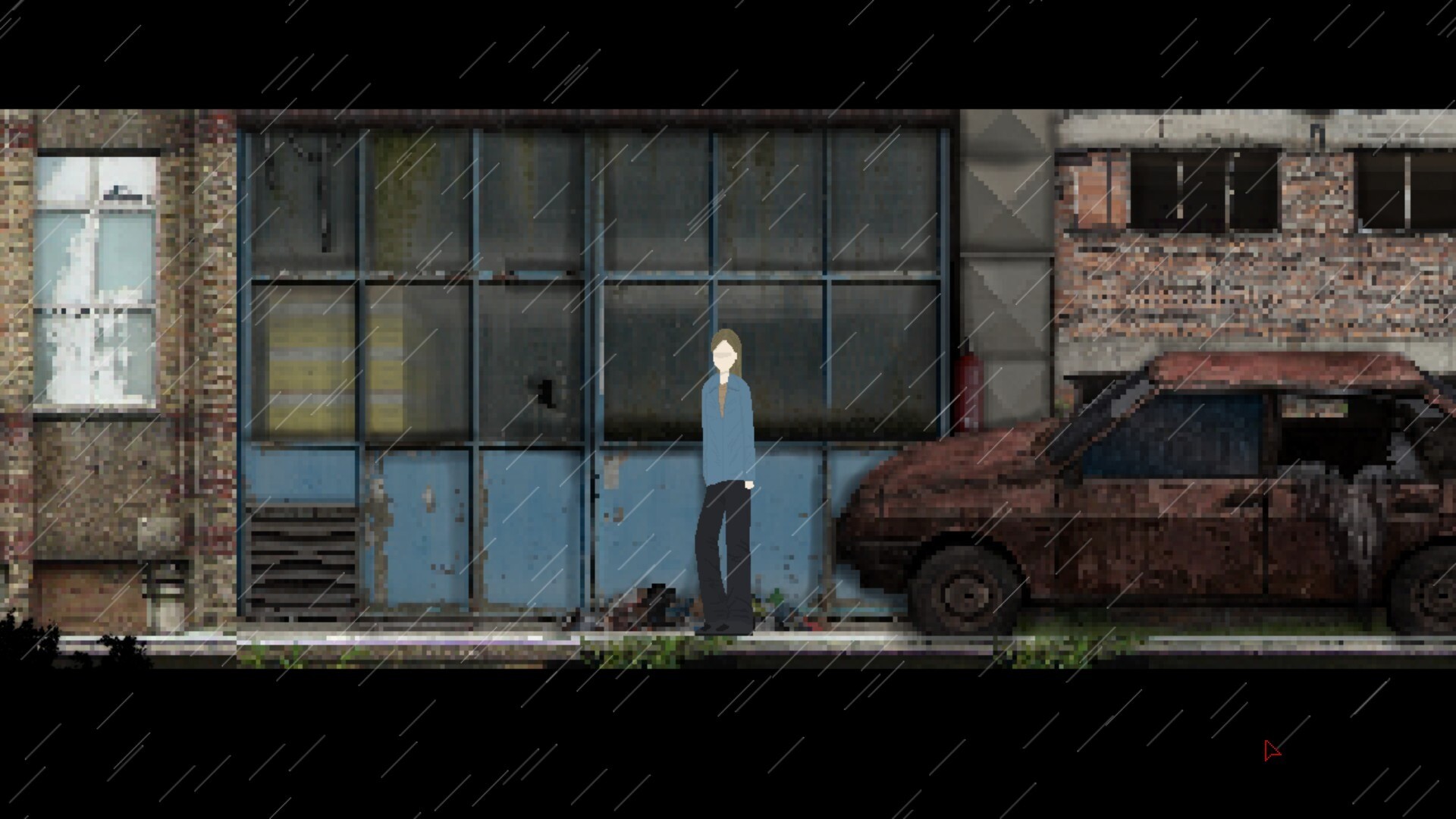 DOM RUSALOK game screenshot, urban blight