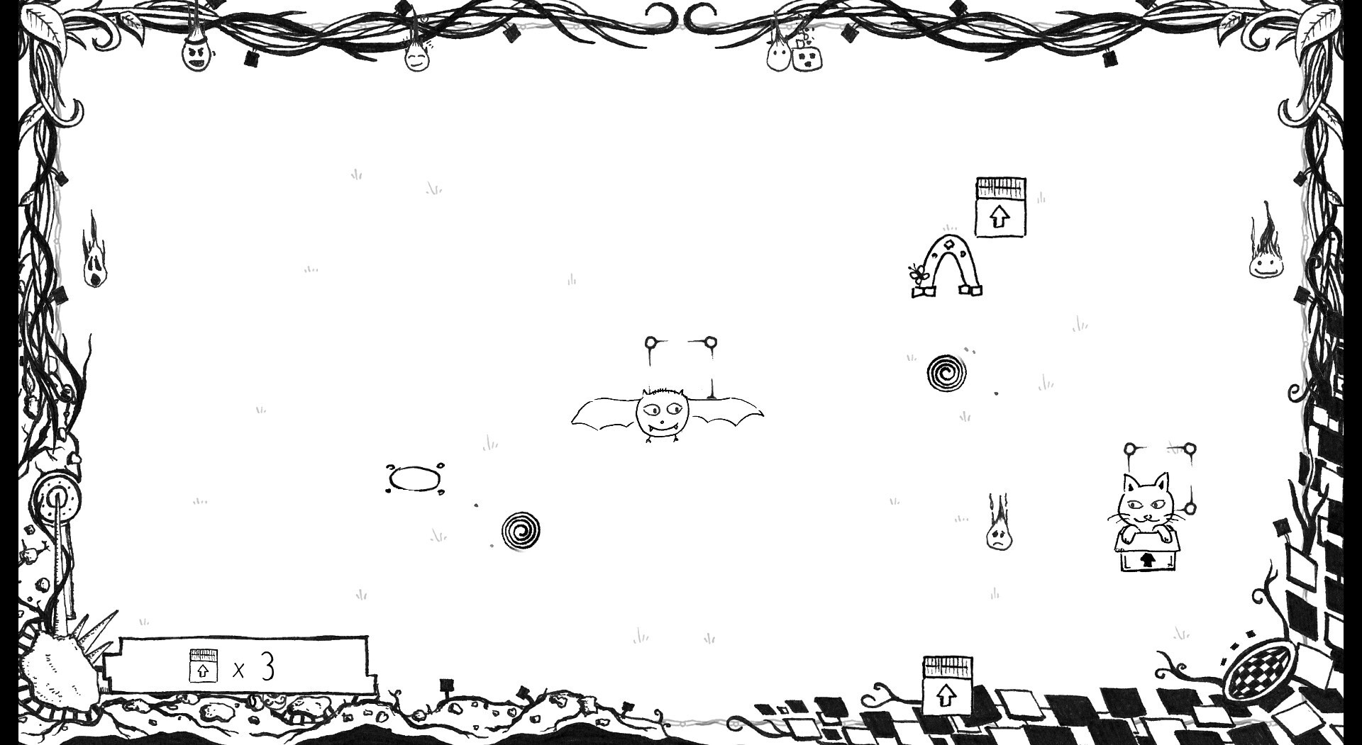 Catty and Batty: The Spirit Guide game screenshot