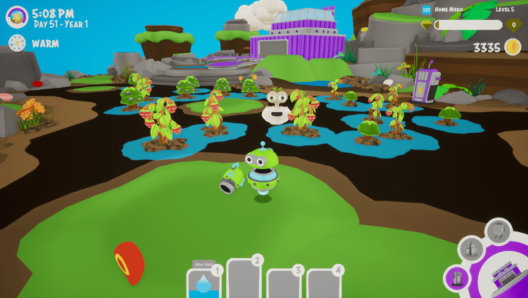 Gooberries game screenshot, Garden