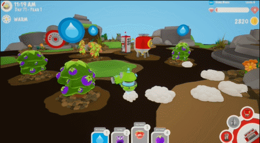 Gooberries game screenshot, Watering Gif