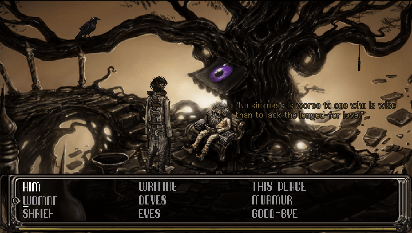 Strangeland game screenshot, Dialogue